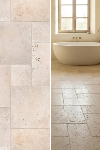 Trawertyn Ivory Classic Mix Bębnowany 1,2 cm | Komplet Rzymski 0,74 m2