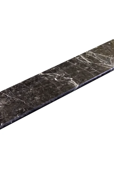 Stopień Marmurowy Tempesta Nera Polerowany | 135x33x3 cm