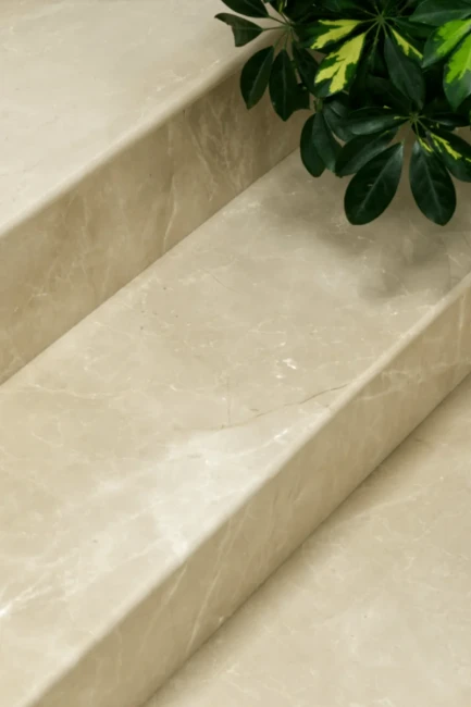 Podstopnica Marmurowa Crema Marfil New Polerowany | 135x16,5x2 cm