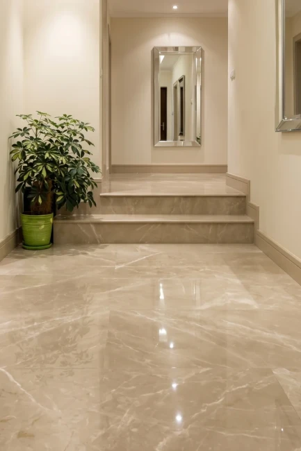 Podstopnica Marmurowa Crema Marfil New Polerowany | 135x16,5x2 cm