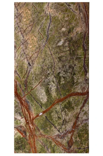 Płytka Marmurowa Rain Forest Green Polerowany | 61x30,5x1,2 cm