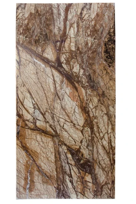 Płytka Marmurowa Rain Forest Brown Szczotkowany | 61x30,5x1,2 cm