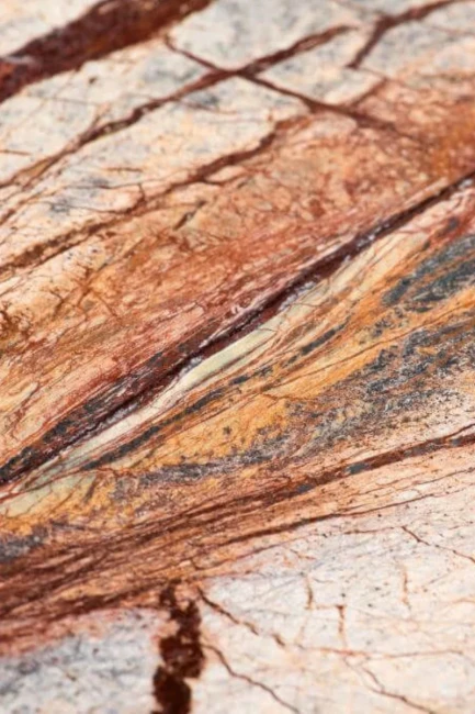 Płytka Marmurowa Rain Forest Brown Szczotkowany | 61x30,5x1,2 cm
