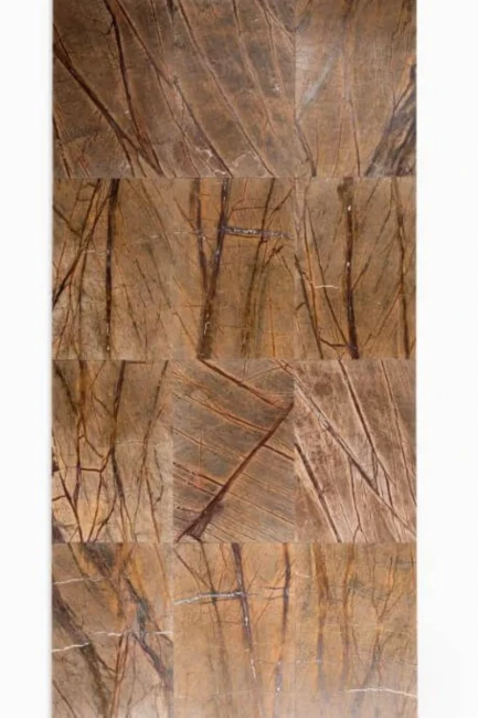 Płytka Marmurowa Rain Forest Brown Szczotkowany | 61x30,5x1,2 cm