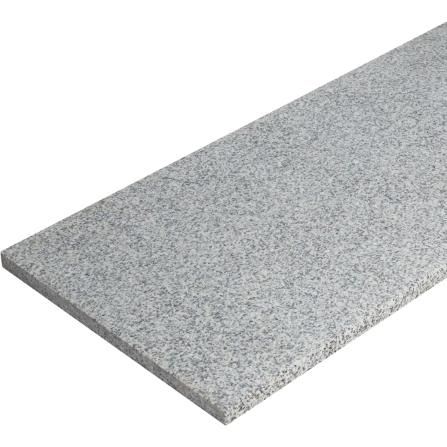 Stopień Granitowy G603 Bianco Cristal Szlifowany | 150x33x2 cm