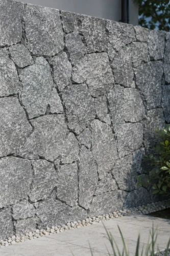 Marmur Black Kamień nieregularny na ścianę 2–4 cm | Dzikówka Rockface