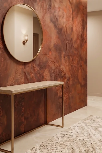 Fornir Kamienny Corten | 122x280x0,2 cm