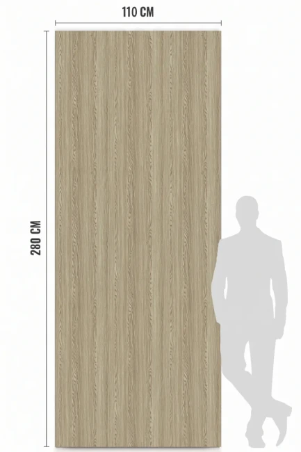 Płyta Węglowa WPC Grey Wood Mat | 280x110