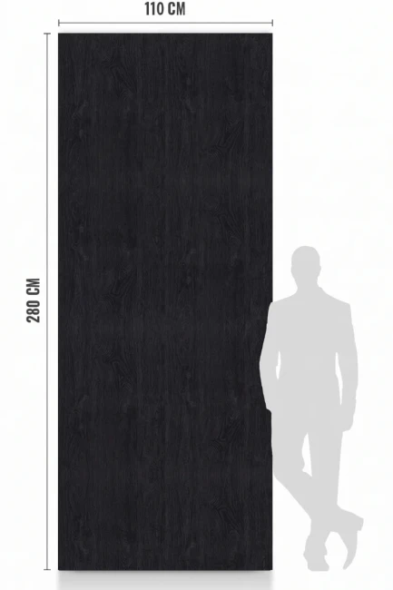 Płyta Węglowa WPC Black Wood Mat | 280x110