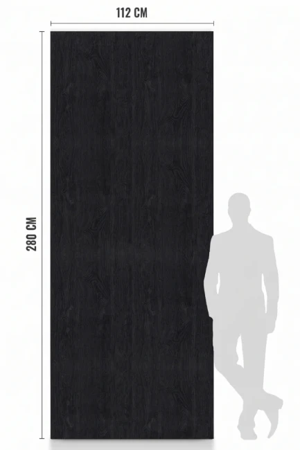 Płyta Węglowa WPC Black Wood Mat FastClick | 280x112