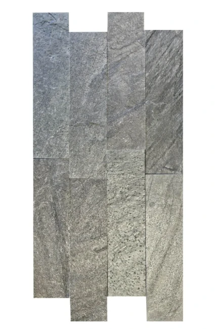 Płytka Kwarcytowa Silver Grey Naturalny | 60x15x1,2 cm