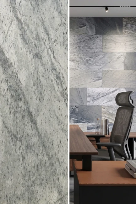 Płytka Kwarcytowa Silver Shine Szlifowany | 60x30x0,9-1,2 cm