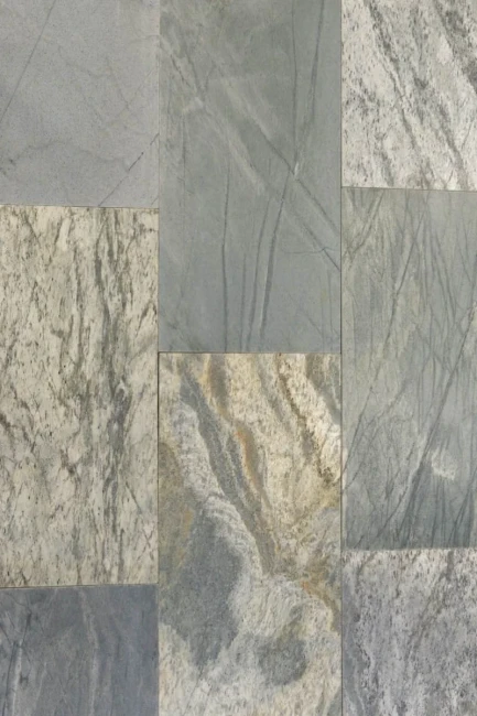 Płytka Kwarcytowa Silver Shine Szlifowany | 60x30x0,9-1,2 cm