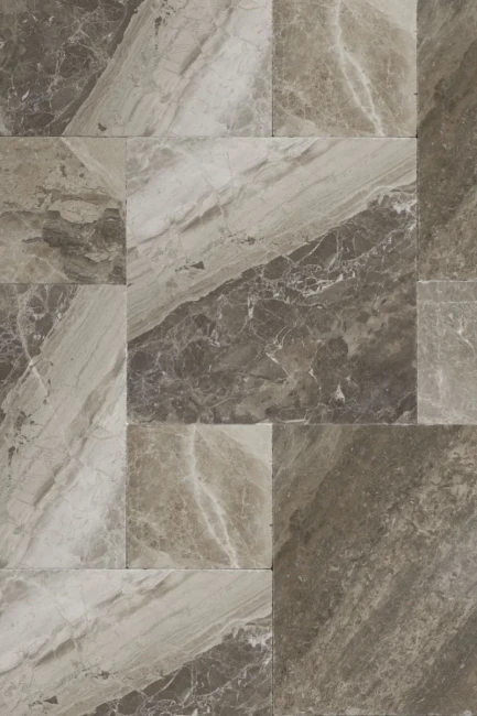 Komplet Rzymski Marmurowy Atlantic Grey Bębnowany | Komplet = 0,742 m2