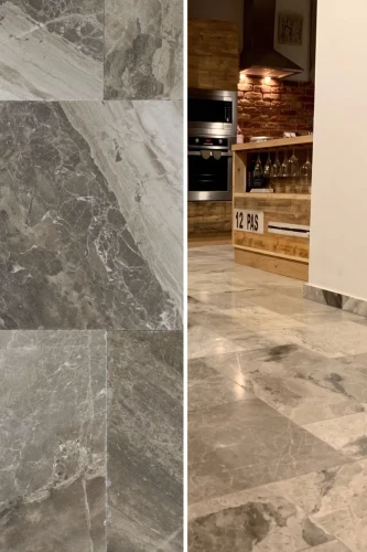 Komplet Rzymski Marmurowy Atlantic Grey Bębnowany | Komplet = 0,742 m2