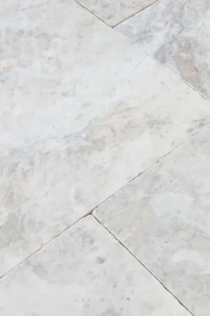 Komplet Rzymski Marmurowy Royal White Bębnowany | Komplet = 0,742 m2