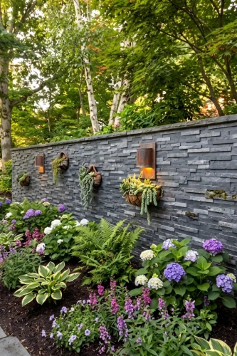 Panel Kamienny Mix Silver Shine &amp; Black Slate (z) Naturalny | 60x15x1-2 cm