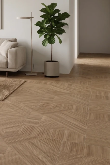 Gres Nantes Fuoco Drewnopodobny Strukturalny | 60x120 cm