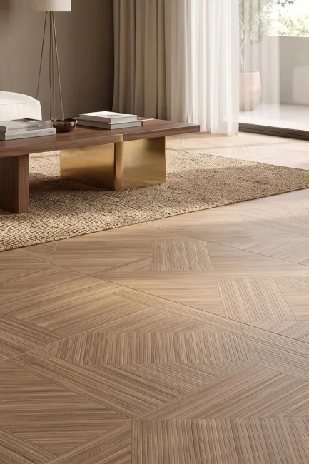 Gres Nantes Fuoco Drewnopodobny Strukturalny | 60x120 cm