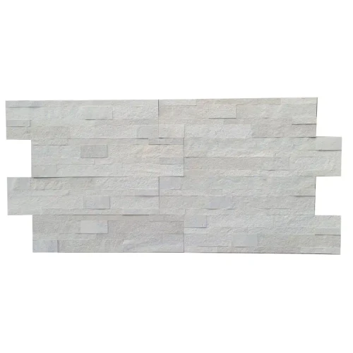Fornir samoprzylepny 3D White Quartz | 15x60x0,2 cm
