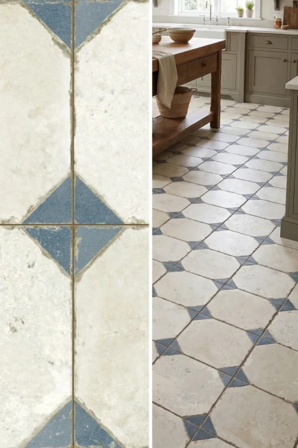 Płytka Ceramiczna FS Yard Blue Natural | 45x45 cm