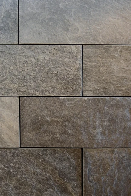Płytka Kwarcytowa Silver Grey Naturalny | 30x10x0,8-1,3 cm