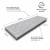 Stopnica Granitowa G603 New Bianco Cristal Płomieniowana 2 Krawędzie Bullnose + Prosta | 100x33x2 cm
