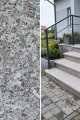 Stopnica granitowa G664 płomieniowana Bullnose | 150x35x2 cm