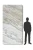 Fornir kamienny White Marble XXL | 122x305x0,2 cm