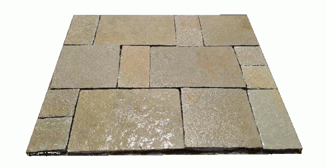 Tandur Yellow Limestone Natural t/h 3cm | Komplet Rzymski (0,74 m2)