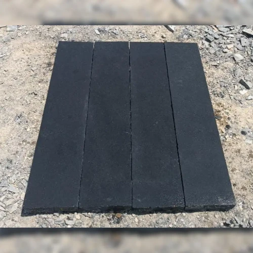 Palisada | Obrzeże Wapienne Kadappa Black Limestone 100x20x5 cm