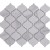 Mozaika ceramiczna Biała Calacatta Grey Arabeska Matowa | 29,3×24,5×0,6 cm