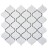 Mozaika ceramiczna Biała Arabeska Polerowana | 29,3×24,5×0,6 cm
