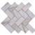 Mozaika ceramiczna Biała matowa Calacatta Gold Prostokąt | 27,4x27,9x0,65 cm