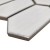 Mozaika ceramiczna Biała Hexagon Polerowana | 25,3x29,3x0,75 cm
