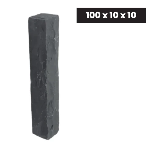 Ogrodowa Palisada Granitowa Łupana G690 Bazalt Black 100x10x10 cm