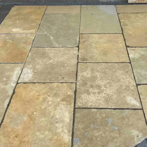 Płytka Tandur Yellow Limestone Naturalna 40x40x3 cm