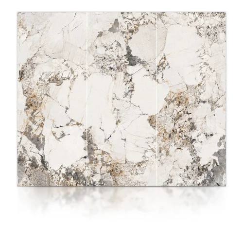 Trzy płyty WPC Crystal Stone Błyszczące 280x112 – jednolity, marmurowy wzór w połysku