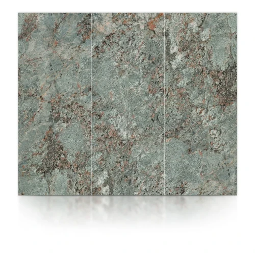 Płyta WPC Green Forest Błyszcząca – ułożenie trzech płyt, powtarzalny wzór 280x112 cm