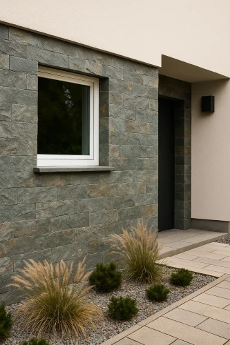 Kamień elewacyjny kwarcytowy Deoli Green 30x60 cm