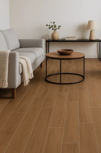 Płytka Gresowa Drewnopodobna Royal Brown Matowa 120x20x0,8 cm