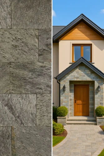 Kamień elewacyjny kwarcytowy Silver Shine Brick 10x30 cm