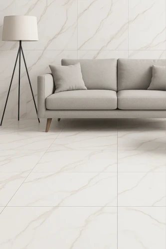 Gres Marble Calacatta Lite polerowany 60x60x0,9 cm