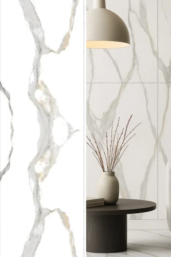 Gres 9mm Marble Statuario Aster Carving 120x60x0,9 cm