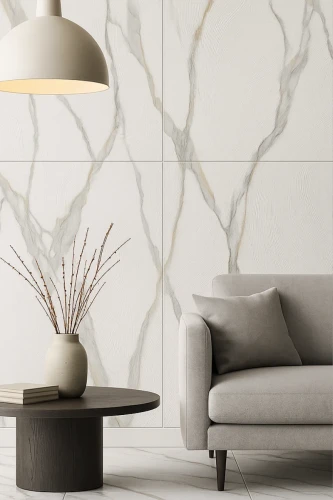 Gres 9mm Marble Statuario Aster Carving 120x60x0,9 cm