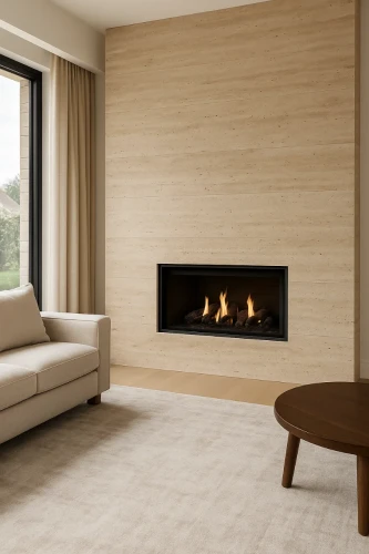 Trawertyn Bianco Classic Vein Cut Szczotkowany 61x30,5x1,2 cm