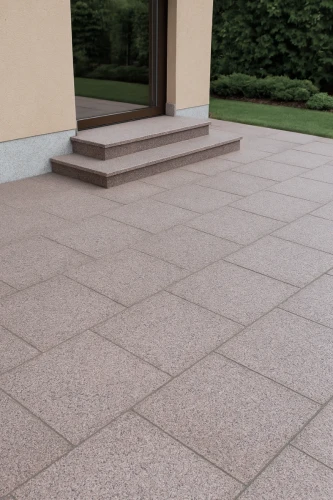 Płytka granitowa brązowa płomieniowana G664 60x60x3 cm