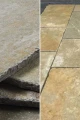 Płytka Tandur Yellow Limestone Pół-szlifowana Bębnowana 20x20x1,5 cm