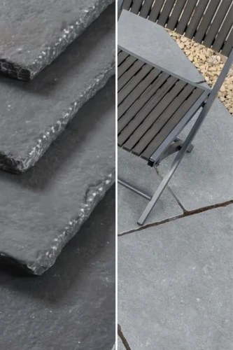 Płytka Tandur Grey Limestone Pół-szlifowana Bębnowana 20x20x1,5 cm