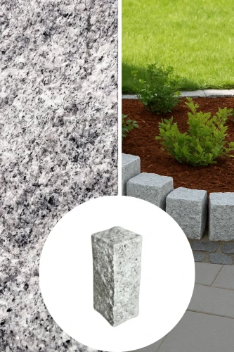 Palisada granitowa ogrodowa G603 33x10x10 cm